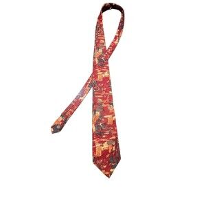 Nino Cerruti Men's  Neck‎  tie 100% Silk Made in USA Multicolor 4”